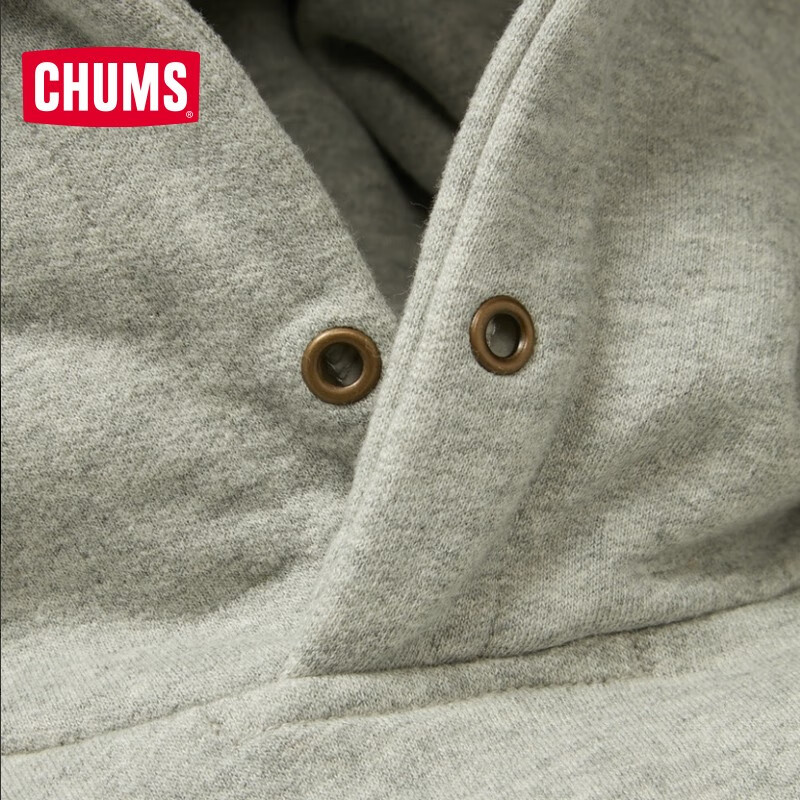 CHUMS洽洽鸟40周年户外秋冬加厚保暖时尚运动休闲卫衣帽衫CH00-1410 灰色G005 M