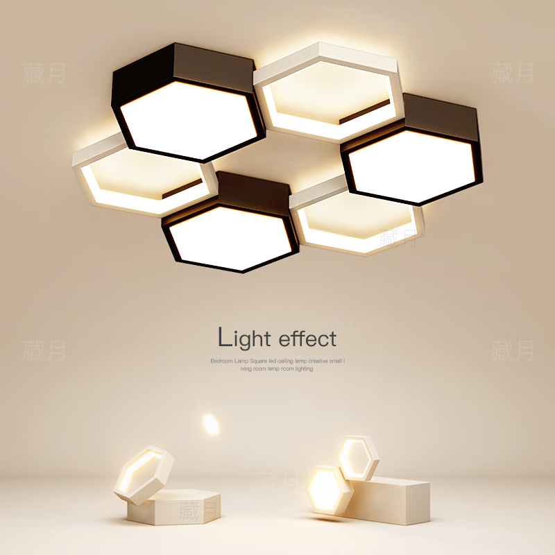 ���ȴ������ҵƼ�Լ�ִ�led�����Ʊ�ŷ�����Ƽ����鷿�Ʋ�������ƾ� 001��-50*48CM-��ɫ����-�ڰ׿�