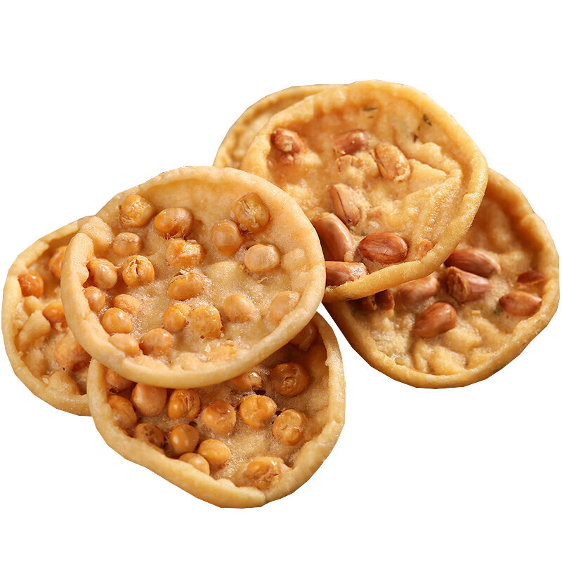 纳嘉新江西特产零食小吃月亮巴粑豆巴子赣州花生巴赣南客家豆饼油炸