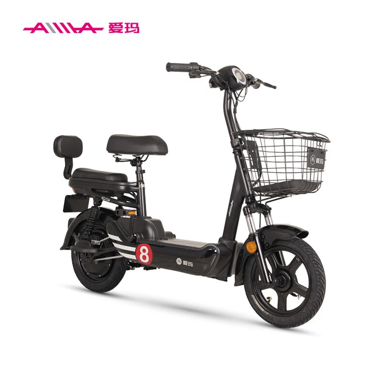 爱玛 双座踏板 电动车商品图片-4
