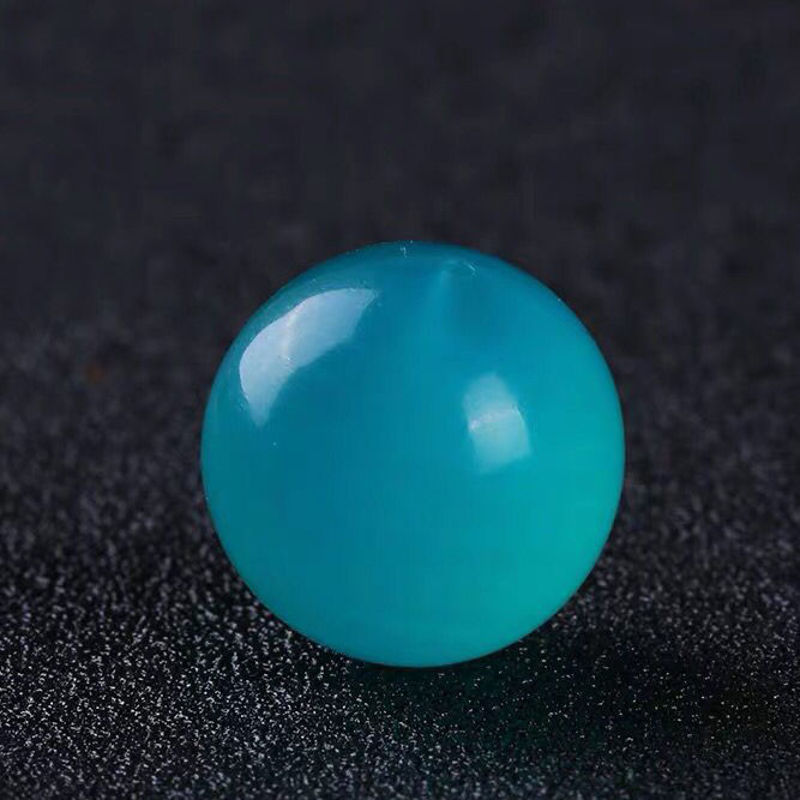 默奢 冰种天河石散珠 圆珠 配种色 无黑无杂无裂diy手链 手串隔珠 配