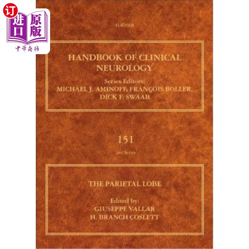 海外直订医药图书the parietal lobe: volume 151 《顶叶》第151卷