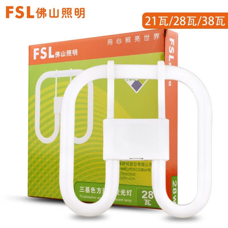 FSL 佛山照明2D灯管蝴蝶灯管四针2D管三基色荧光灯 2D管38W白光怎么样,好用不?