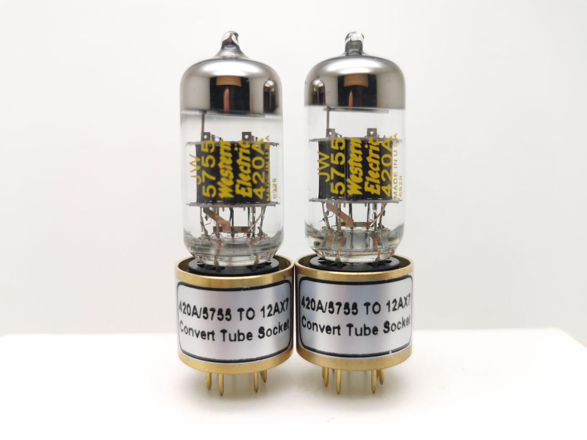 60年代全新美国西电we5755/420a/ecc83/6sl7/12ax7/6n9p电子管 5755