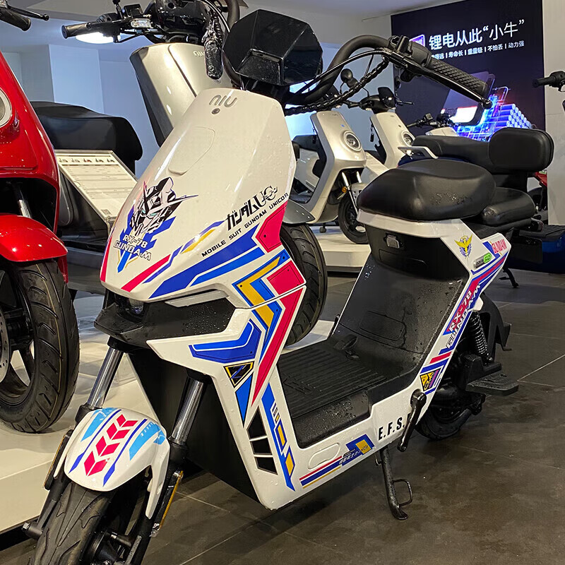 塔克尔适配2023款小牛f100电动车改装贴纸高达机动战士f0贴纸摩托车改