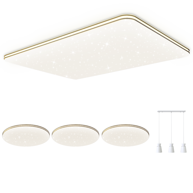 Yeelight易来 韶华智能led吸顶灯 语音控制现代简约 客厅吸顶灯卧室灯灯具套装三室两厅幻影星空系列工程工业