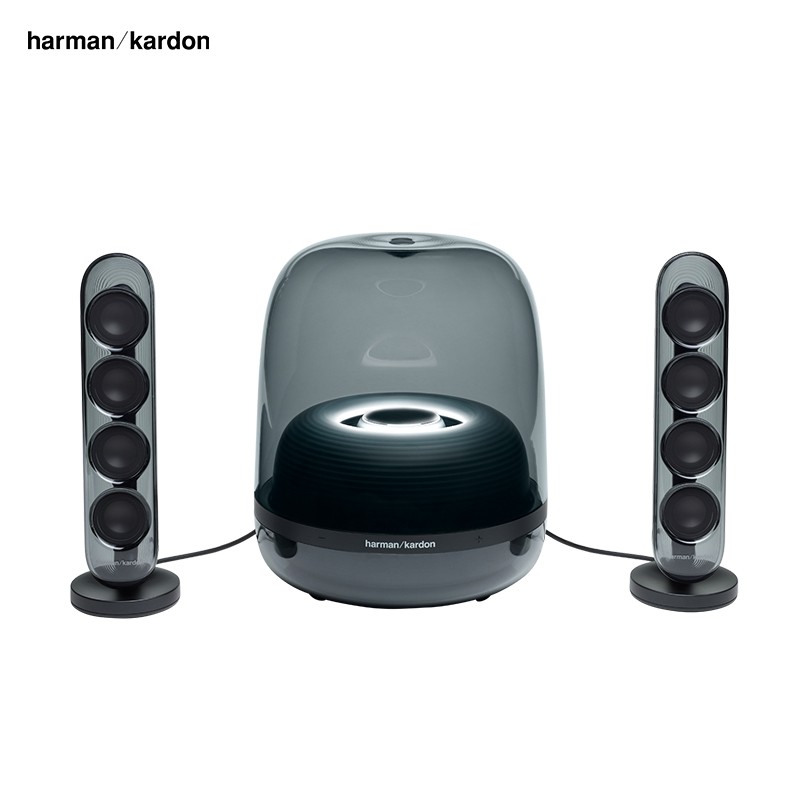 哈曼卡顿 Harman/Kardon水晶四代 无线蓝牙桌面音箱 电视电脑音响 新款 SoundSticks 4黑色