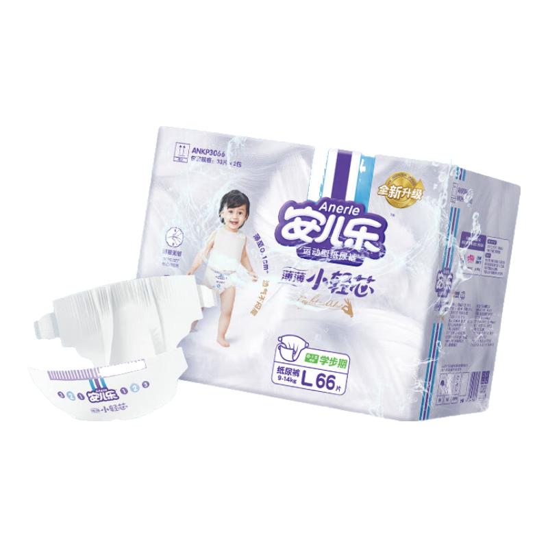 ������ANERLEС��оֽ���L66Ƭ(9-14kg)����͸��