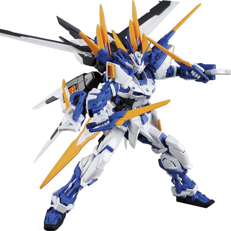 万代(bandai) mg 高达1 拼装模型玩具 18cm mg 蓝异端d型
