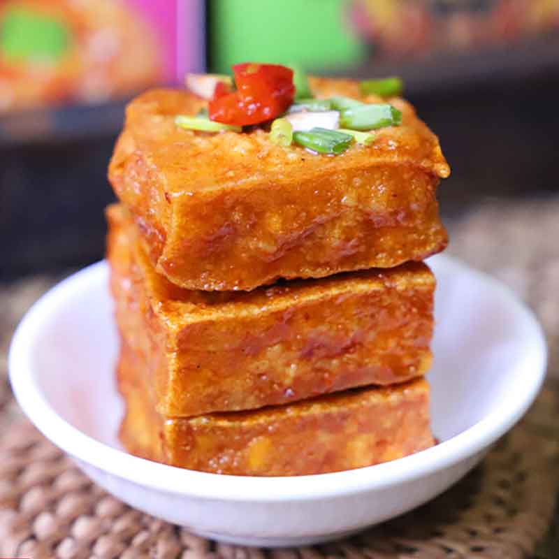 聚美合聚美合湖南特产虎皮豆腐干开袋即食香辣散装小包装休闲零食豆干