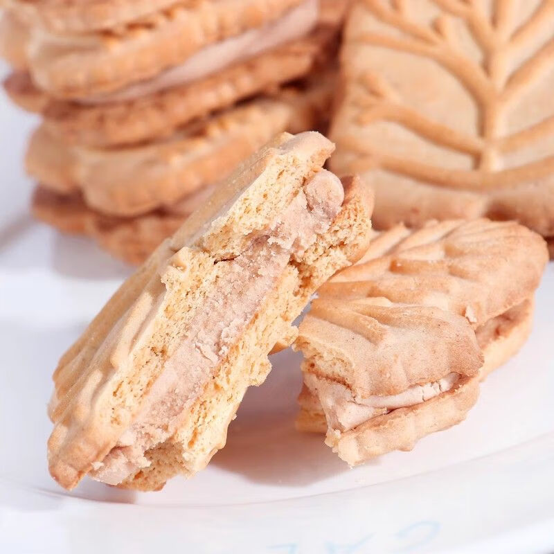 皇茅加拿大枫叶饼干枫糖饼干块装回礼食品大礼盒加拿大 69g三装