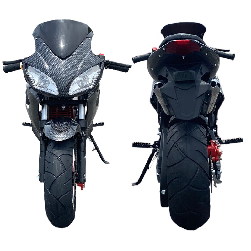 泊威尔儿童摩托车7岁到16岁越野加油儿童小型迷你摩托车新款49CC四冲程