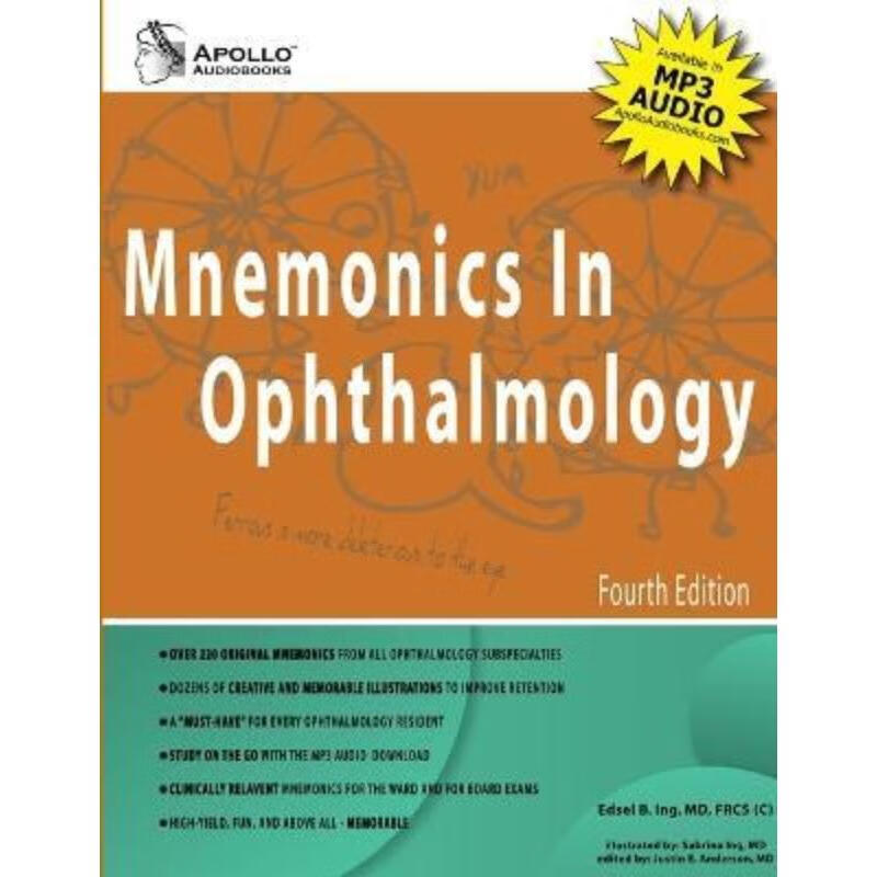 按需印刷mnemonics in ophthalmology, 4th edition