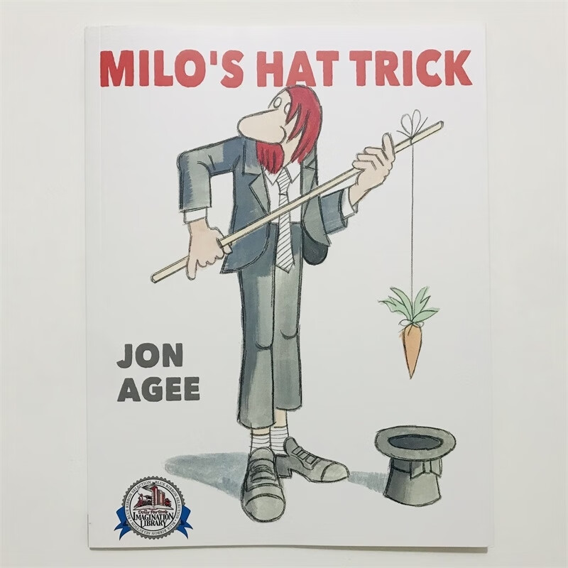 经典名家绘本 milos hat trick 米洛的帽子戏法平装