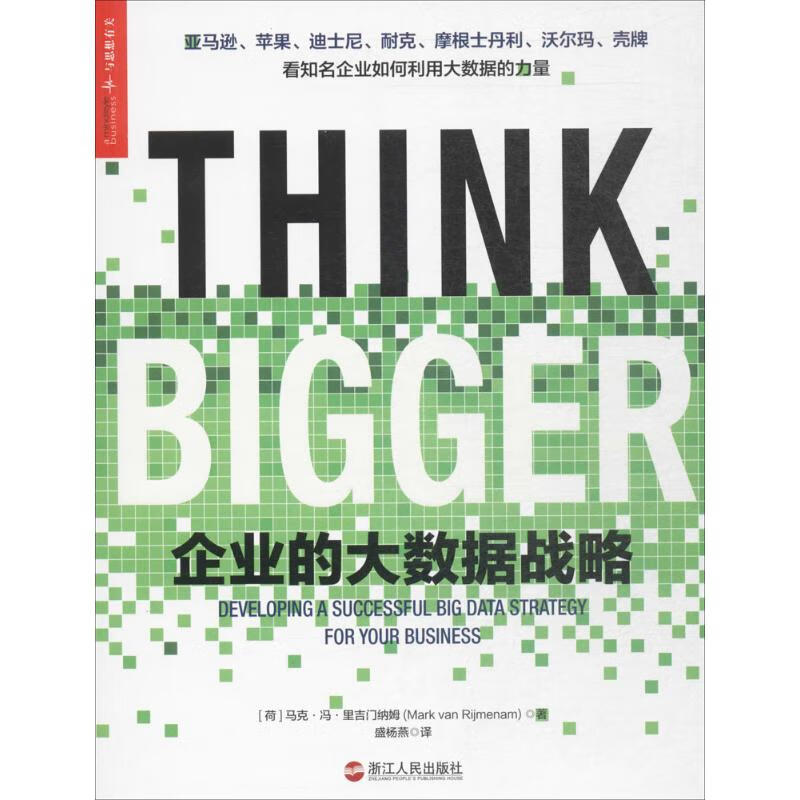 企业的大数据战略 (荷)马克·冯·里吉门纳姆(Mark Van Rijmenam) ；盛杨燕 译 书籍