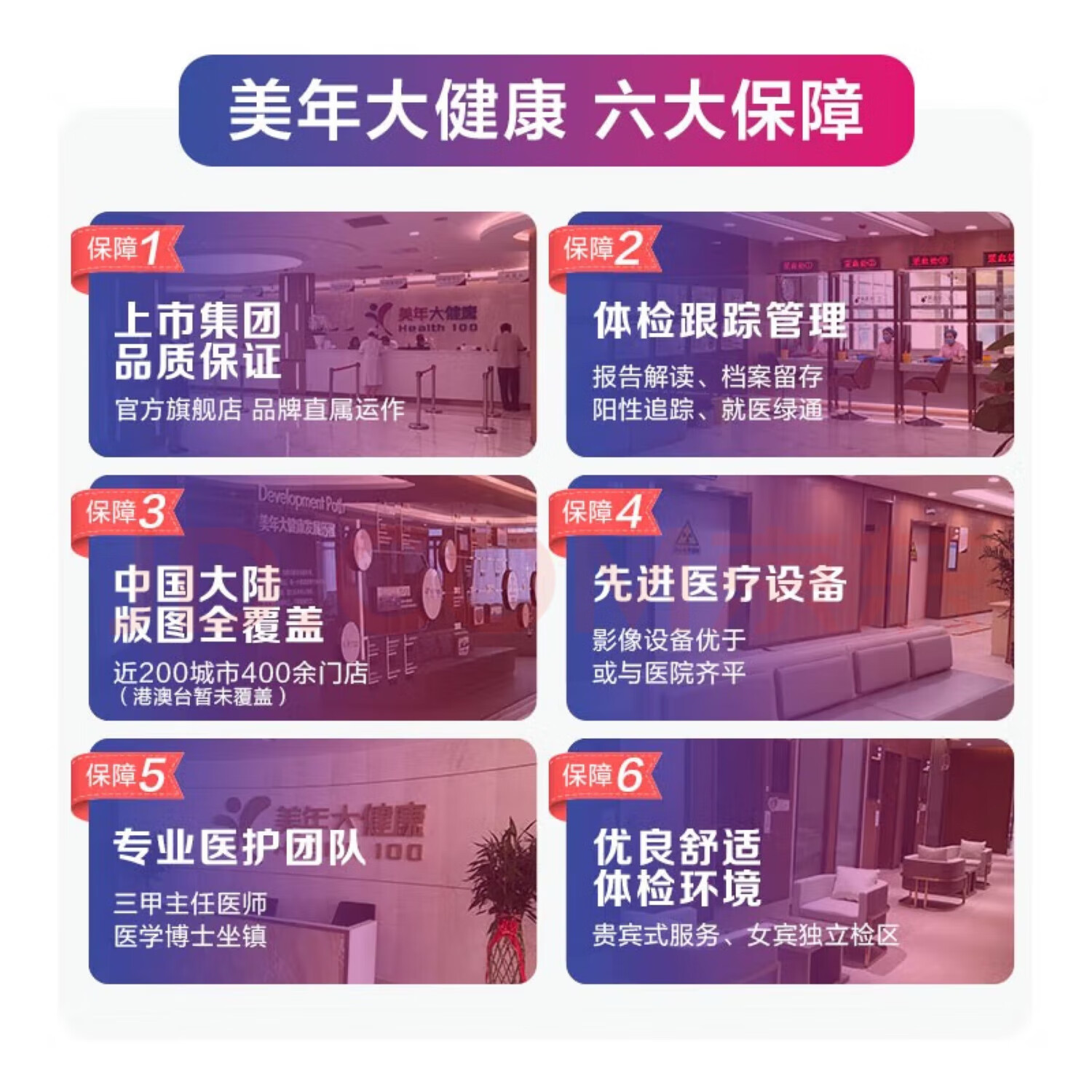 【中青年优选】美年大健康体检套餐 贵宾尊享体检套餐 成人全身通用体检 职场白领优选 全国百店 臻享贵宾体检套餐 实体卡