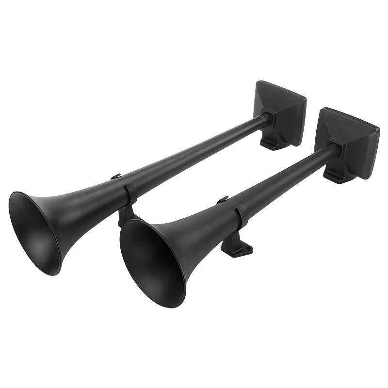 适用于斯堪尼亚货车客车改装通用气喇叭24v12v高低音超响电气笛顶置对