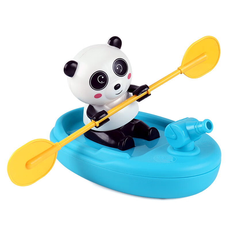 雪聪小船水上玩具儿童戏水海上皮划艇模仿划船动作男孩女孩洗澡玩具