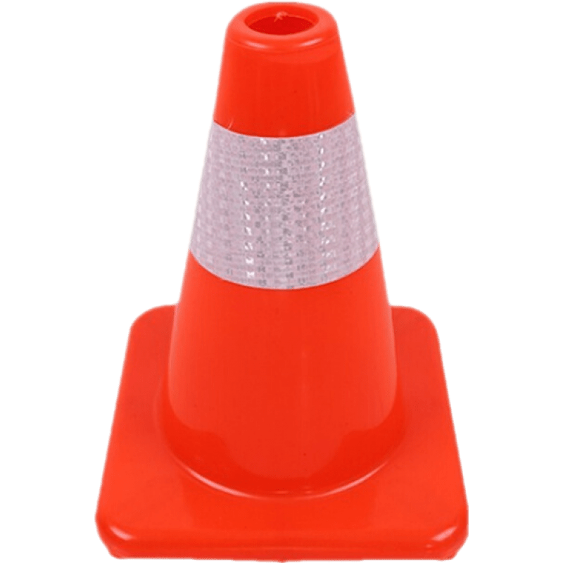 歐漢 pvc30藍色小圓錐 70cm橘紅色路錐連接桿反光錐雪糕筒路障警示 30CM高PVC路錐紅色