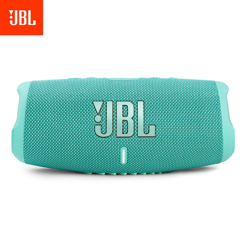 JBL CHARGE5 音乐冲击波五代 便携式蓝牙音箱+低音炮 户外防水防尘音箱 桌面音响 增强版赛道扬声器  绿色