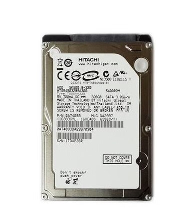 适用日立/hitachi 320g 5400转8m笔记本硬盘sata接口