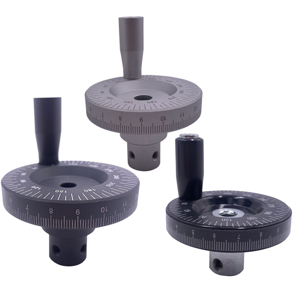 惠利得刻度手轮带角度刻度手轮 胶木手轮 机械配件数字微调手轮10*63