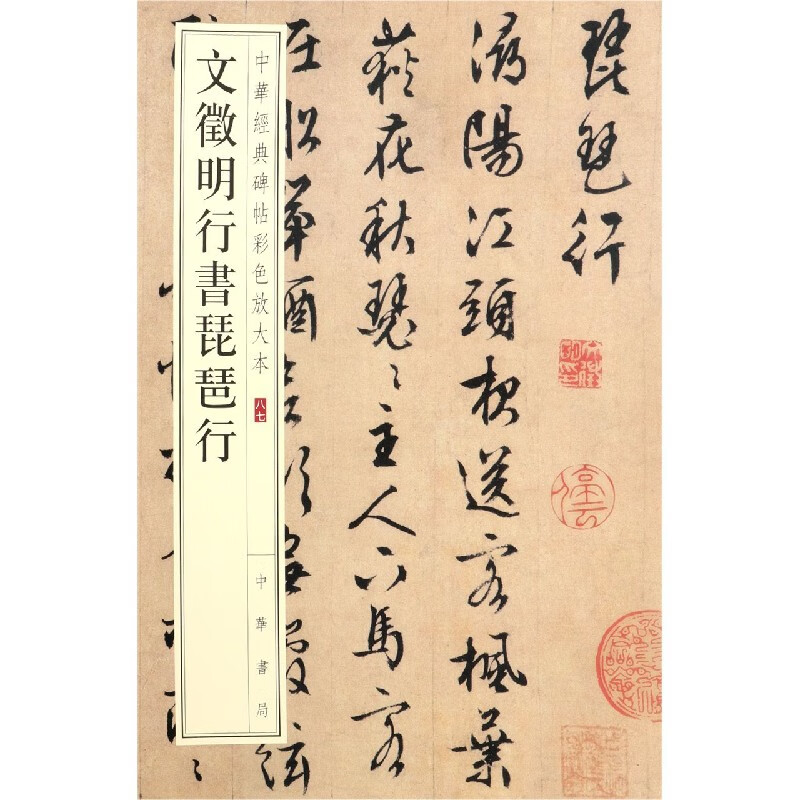 文徵明行书琵琶行/中华经典碑帖彩色放大本