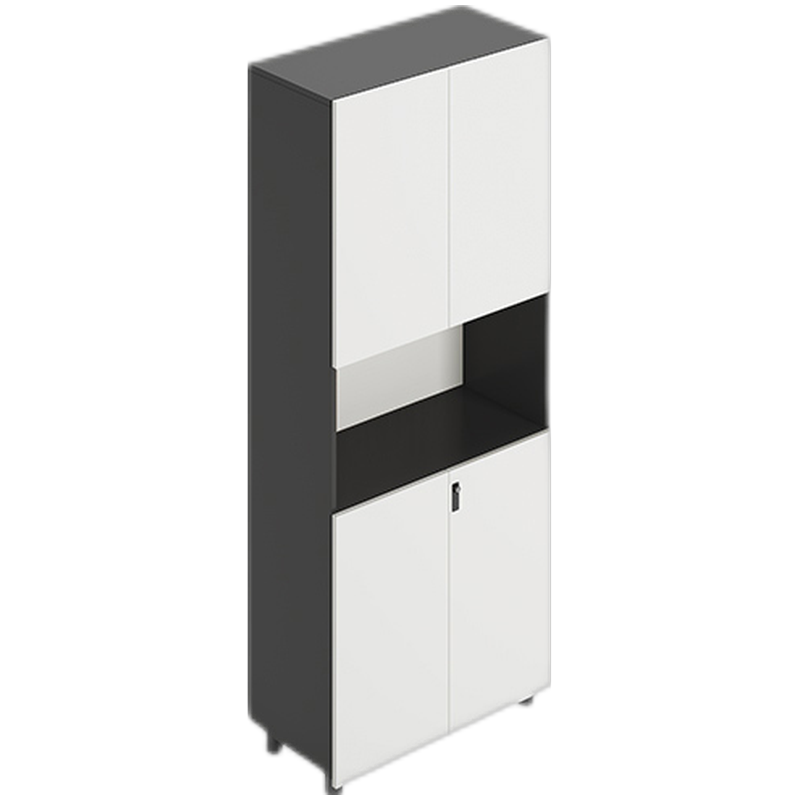 圣奥(sunon)办公家具储物文件柜办公桌背柜资料柜档案柜木质储物柜 灰展示柜高柜