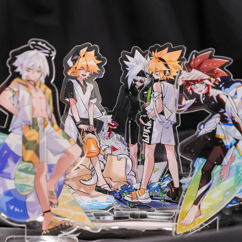 薇欧漫凹凸世界周边游戏大立牌安迷修格瑞动漫亚克力立牌纪念收藏二