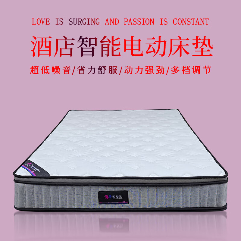 电动床垫多功能情趣震动夫妻助力情侣酒店出租房智能电动床按摩床
