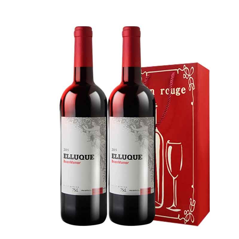 【进口红酒】 露歌博恩庄园 添帕尼优红葡萄酒 DO级 750ml*2支