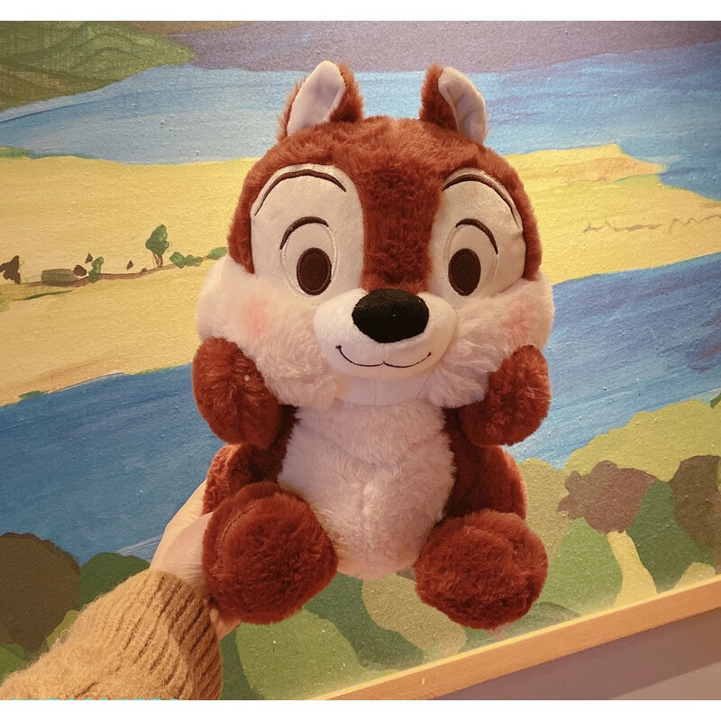 迪士尼(disney)卡通动漫花栗鼠公仔毛绒玩具松鼠可爱奇奇蒂蒂玩偶娃娃