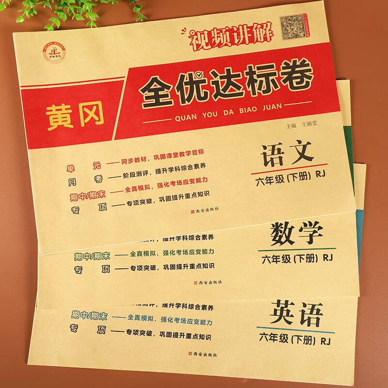 六年级下册试卷测试卷全套人教版语文数学英语单元期中月考期末教辅