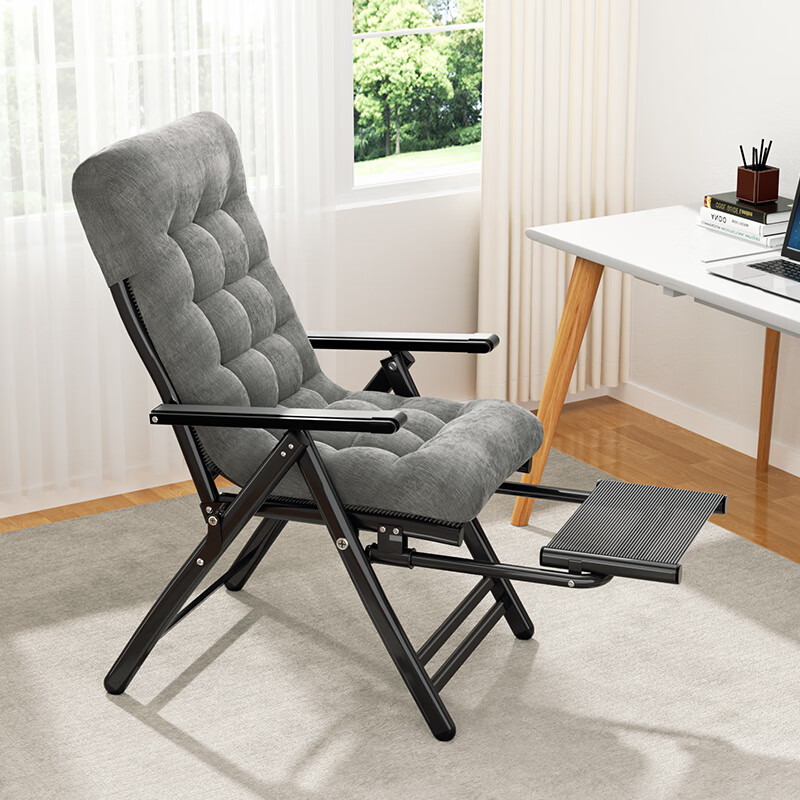 百鸣威躺椅午休折叠办公室午休宿舍椅懒人午睡可躺两用靠背电脑椅子