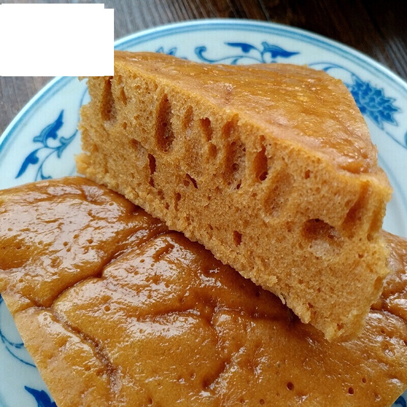 宁波产传统手工糕点马拉糕 红糖发糕马来糕早餐小吃散装2件装 散装2件