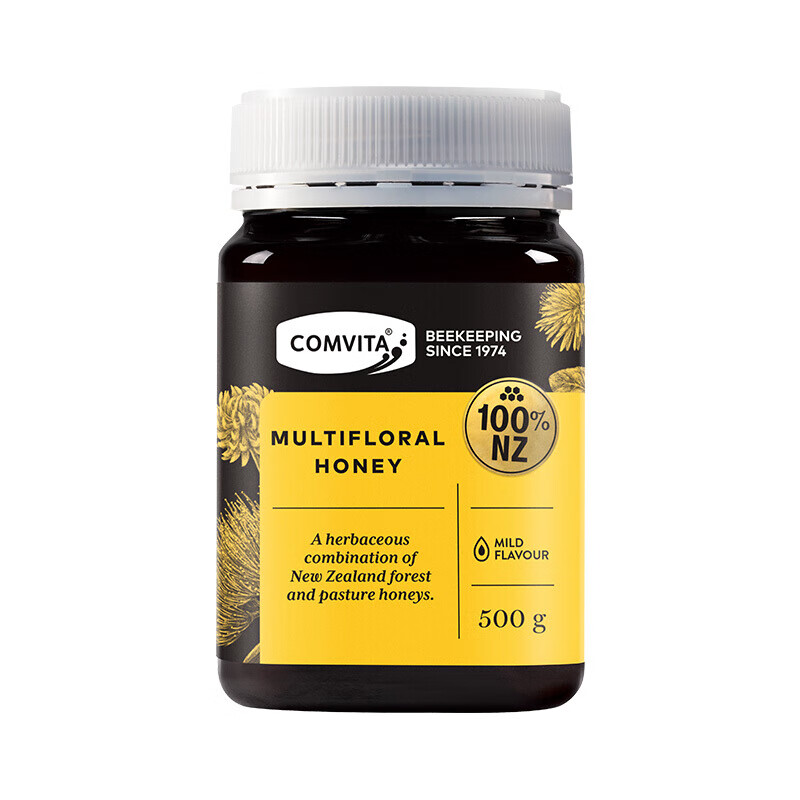 康維他康維他新西蘭進口百花蜂蜜純正天然野生多種花土蜂蜜1000g 百花蜜500g