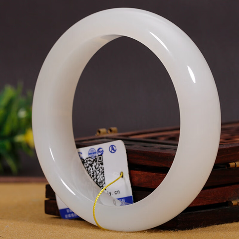 expa阿玛尼尼旗下新疆和田玉羊脂玉手镯和田玉手镯白玉镯子女款玉镯玉