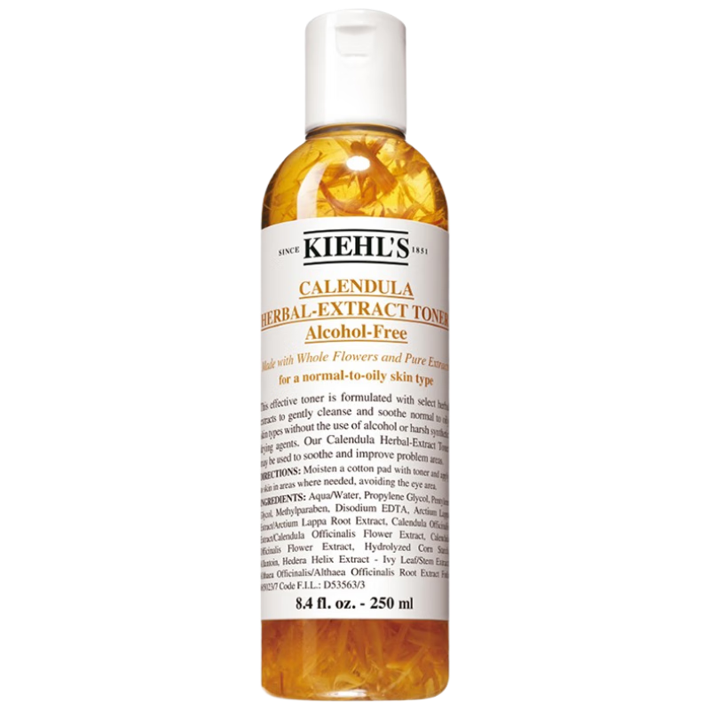 科顏氏（Kiehl’s）金盞花植物爽膚水250ml補(bǔ)水控油舒緩護(hù)膚 生日禮物送女友老婆