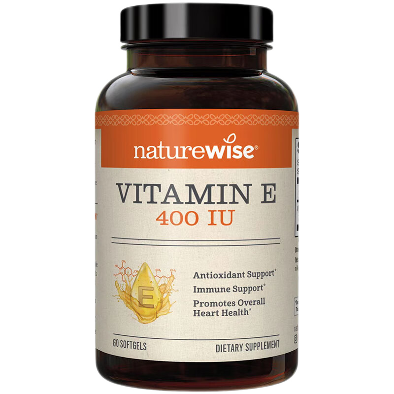 ��Ȼޱ�ͣ�naturewise��ά����E������400IU ve���׵��߿�����������Ů�����ڷ� 60��/ƿ