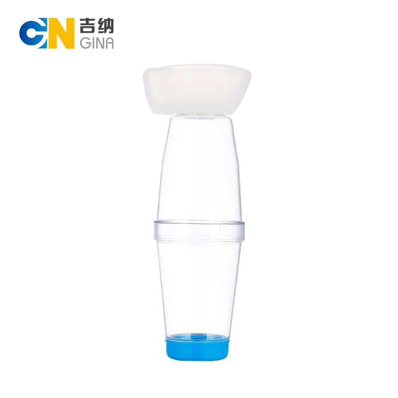 吉纳（GINA）通用型口鼻气雾剂给药器婴幼儿童成人家用储雾罐气雾吸入器 MT500D：大面罩直径8厘米