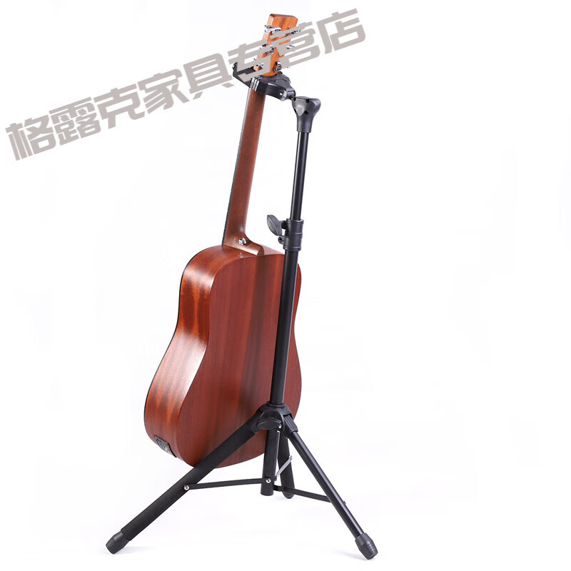 di)重力自动锁吉他架子 立式支架家用地架民谣木吉他贝斯电吉他琴架