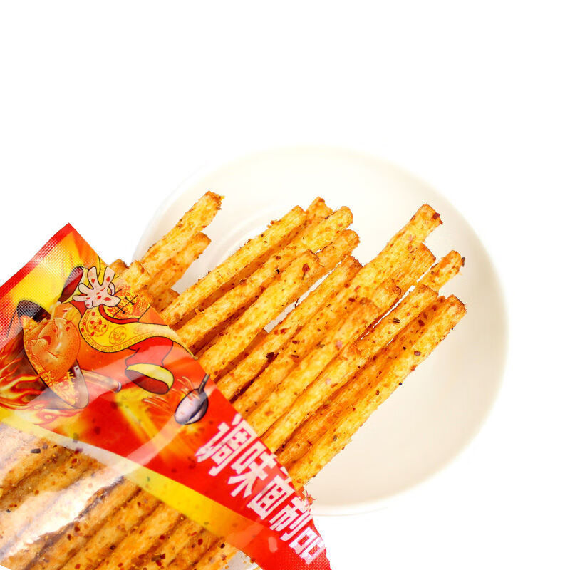 鲜有志芬汇亦蜜贵辣条麻辣棒素食五角包儿时怀旧休闲零食 打狗棒10袋
