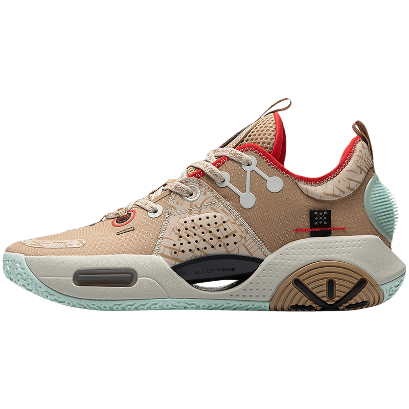 李宁篮球鞋男鞋韦德全城9棉花糖男子篮球专业比赛鞋官方网abar005茶