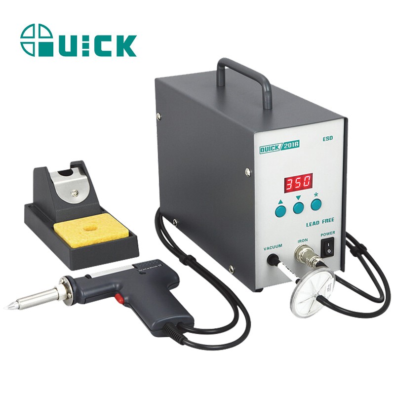 快克(QUICK)201B电动吸锡枪高频数显吸锡器线路板拆焊吸锡枪120W 201B 京东折扣/优惠券
