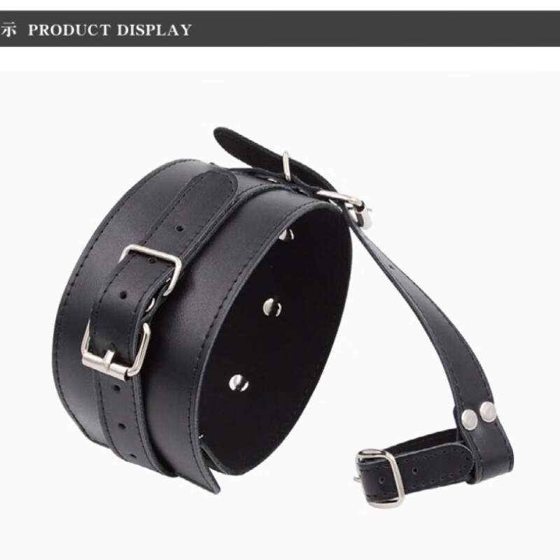 用品脚趾铐 男女调情束缚另类角色体验调教工具激情 黑色