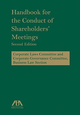 预订 handbook for the conduct of shareholders meetings [with cd