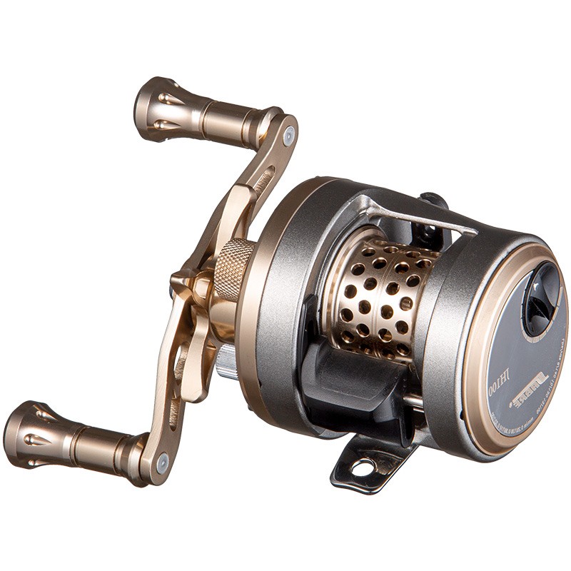 hiboy hb 海宝jh微物鼓轮金属鱼轮雷强轮打黑防炸线远投大物渔轮