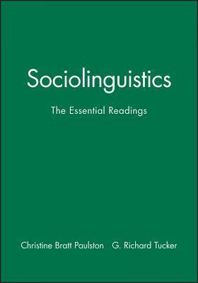 预订 sociolinguistics: the essentials readings
