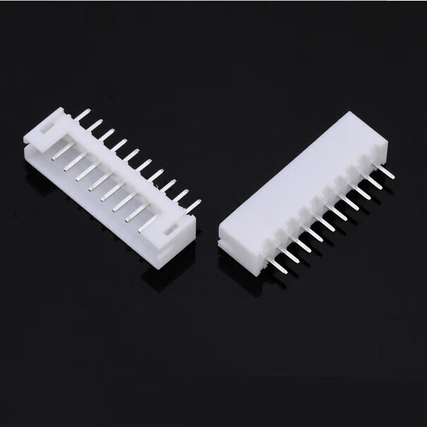 施韵令ph-10a20mm间距10p针座10pin直针插座白色连接器铜针 ph2.
