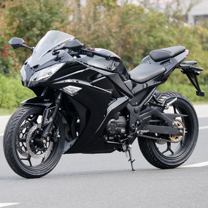 runtema全新r3摩托车 小忍者400cc双缸跑车复古机车地平线蛟龙仿赛可